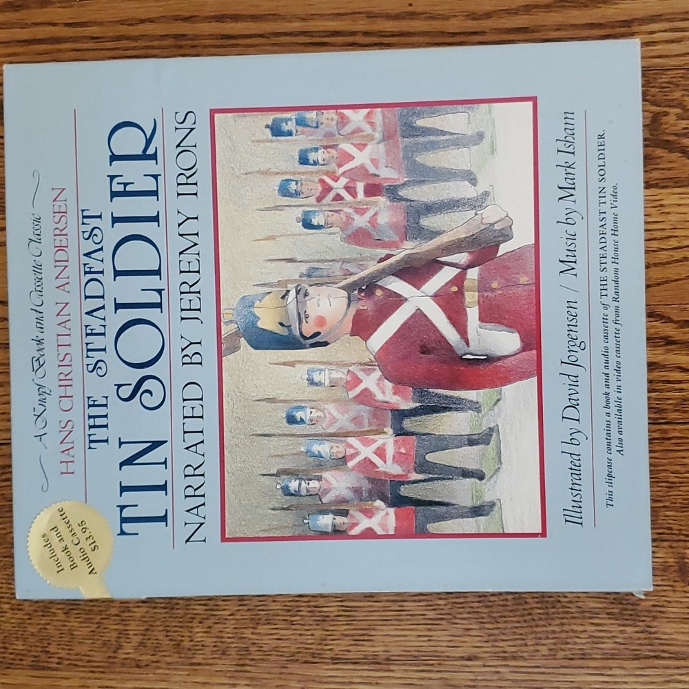 Unused 1986 - The Steadfast Tin Soldier Hardcover Book and Audio Cassette Set